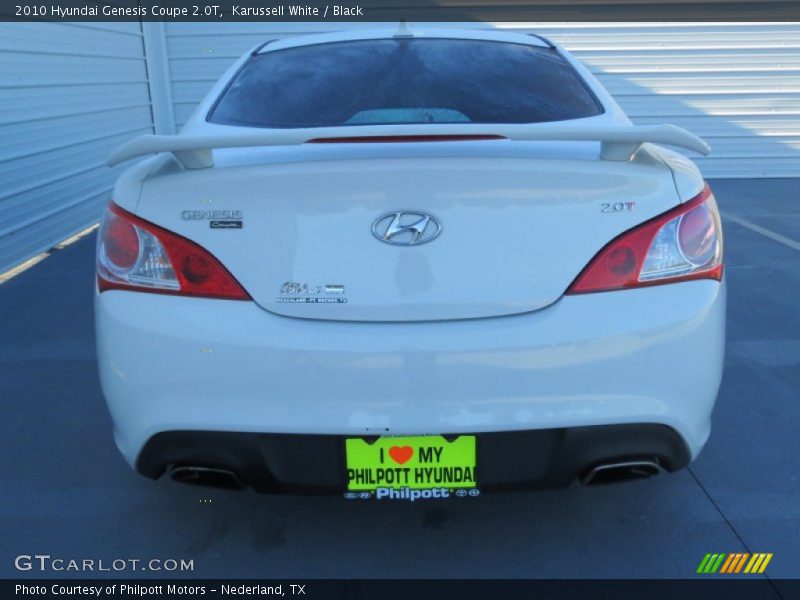 Karussell White / Black 2010 Hyundai Genesis Coupe 2.0T