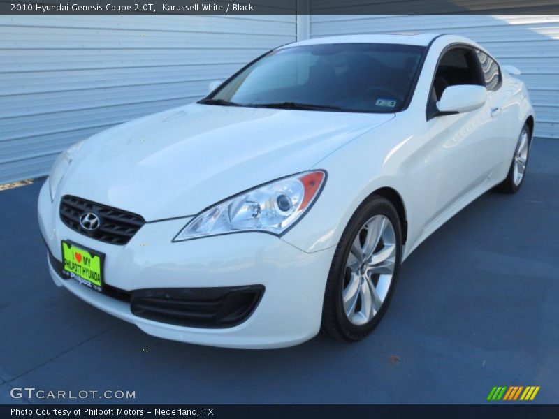 Karussell White / Black 2010 Hyundai Genesis Coupe 2.0T