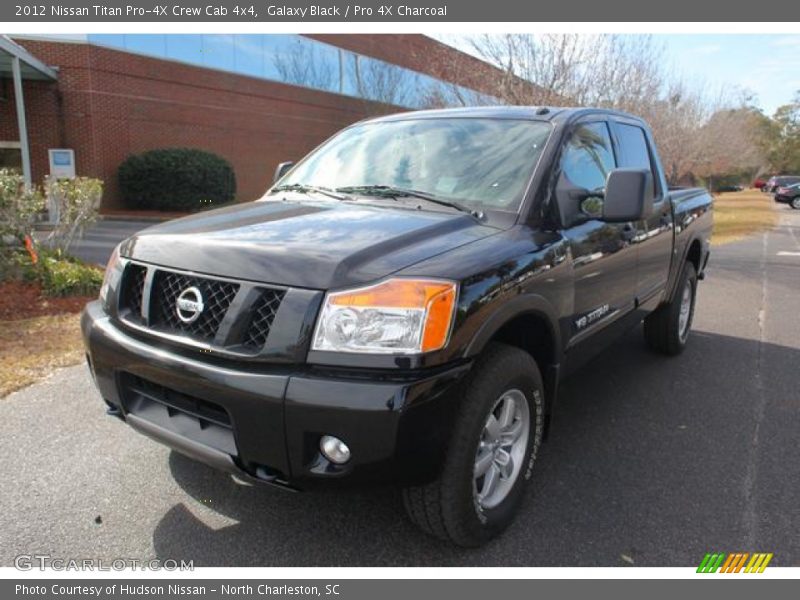 Galaxy Black / Pro 4X Charcoal 2012 Nissan Titan Pro-4X Crew Cab 4x4