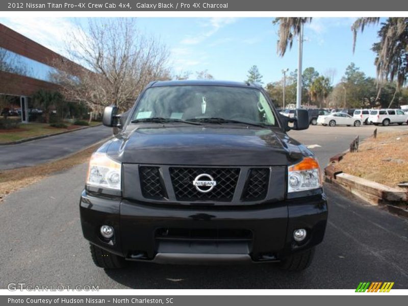 Galaxy Black / Pro 4X Charcoal 2012 Nissan Titan Pro-4X Crew Cab 4x4