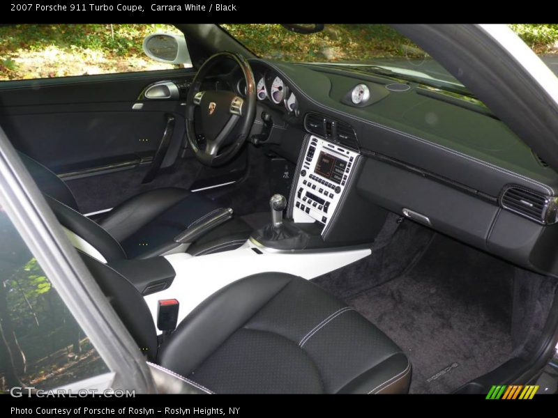 Carrara White / Black 2007 Porsche 911 Turbo Coupe