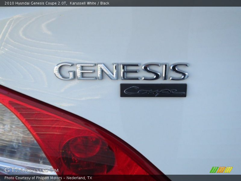 Karussell White / Black 2010 Hyundai Genesis Coupe 2.0T