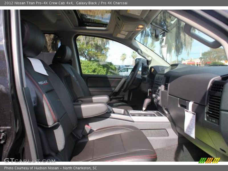 Front Seat of 2012 Titan Pro-4X Crew Cab 4x4