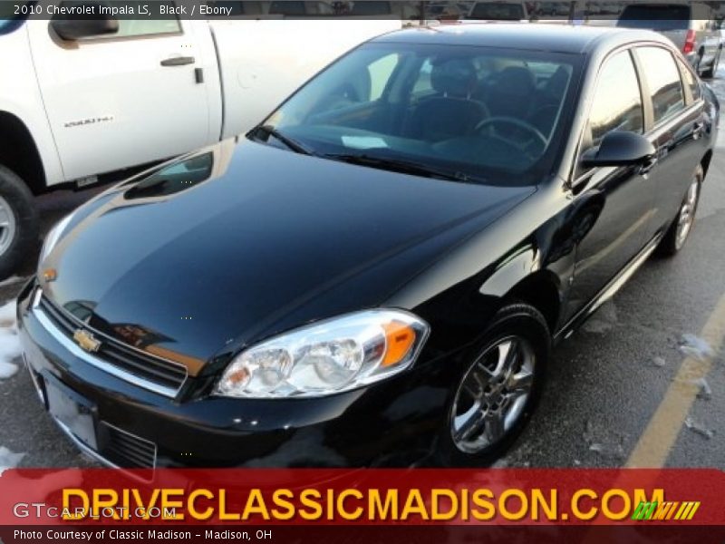 Black / Ebony 2010 Chevrolet Impala LS