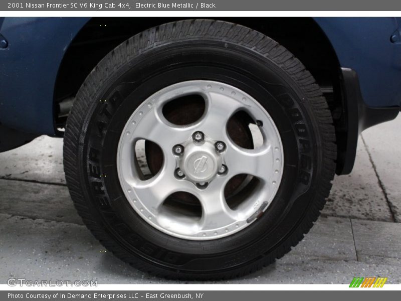 Electric Blue Metallic / Black 2001 Nissan Frontier SC V6 King Cab 4x4