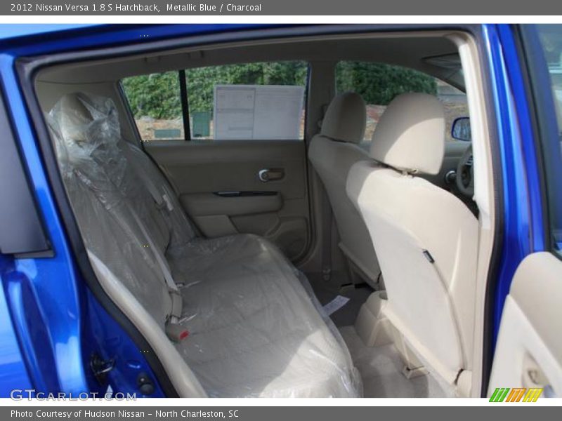 Metallic Blue / Charcoal 2012 Nissan Versa 1.8 S Hatchback