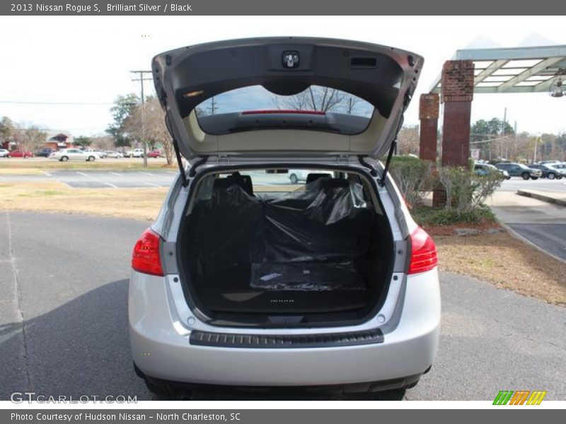 Brilliant Silver / Black 2013 Nissan Rogue S