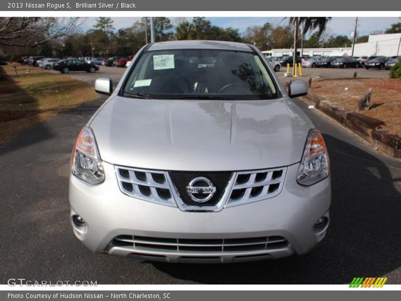 Brilliant Silver / Black 2013 Nissan Rogue S