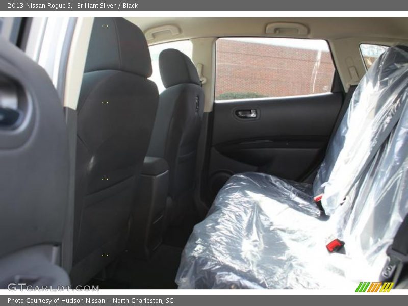 Brilliant Silver / Black 2013 Nissan Rogue S