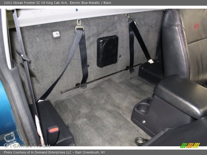 Electric Blue Metallic / Black 2001 Nissan Frontier SC V6 King Cab 4x4