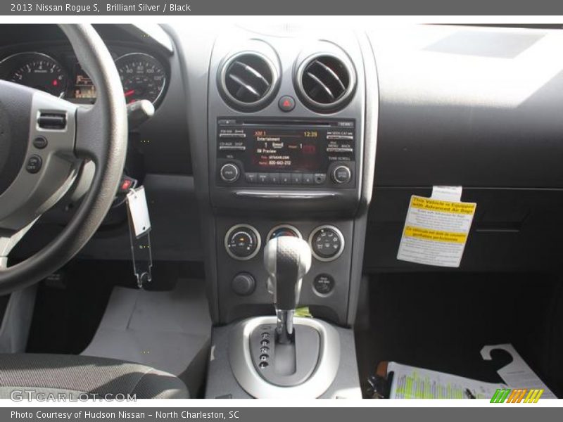 Brilliant Silver / Black 2013 Nissan Rogue S