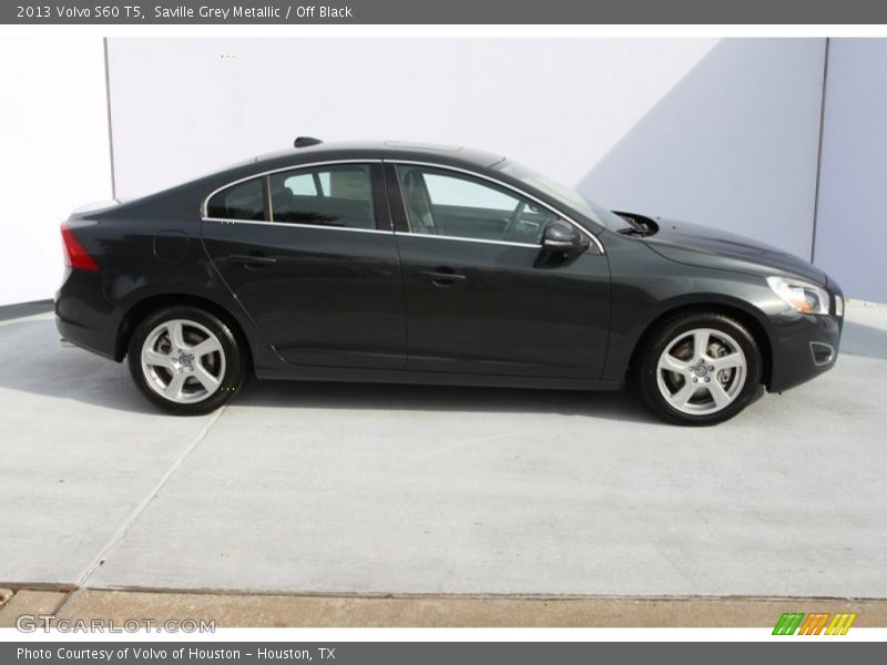 Saville Grey Metallic / Off Black 2013 Volvo S60 T5