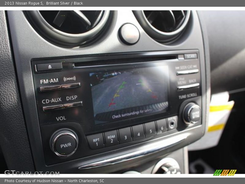 Brilliant Silver / Black 2013 Nissan Rogue S
