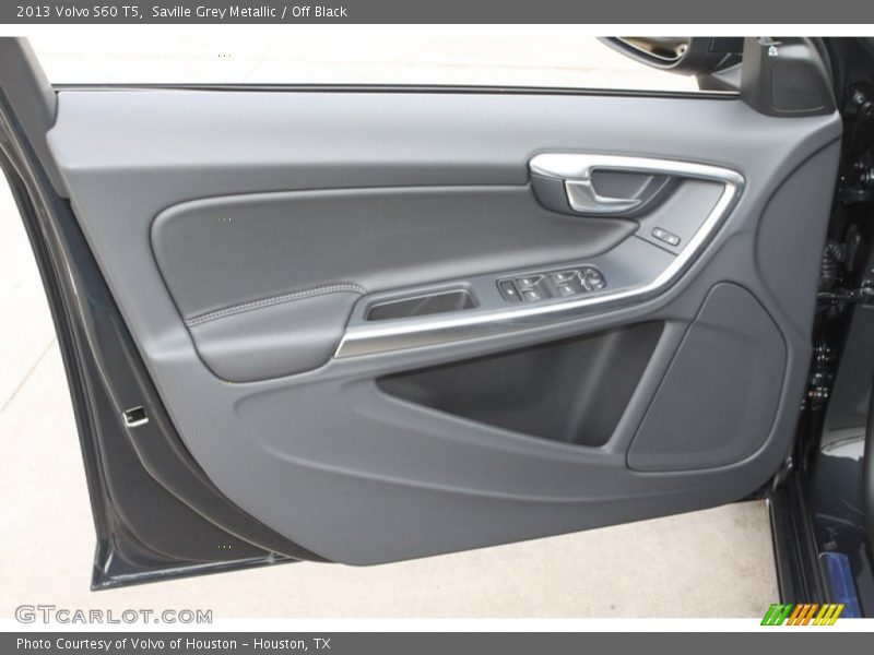 Saville Grey Metallic / Off Black 2013 Volvo S60 T5