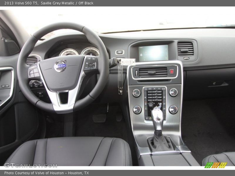 Saville Grey Metallic / Off Black 2013 Volvo S60 T5