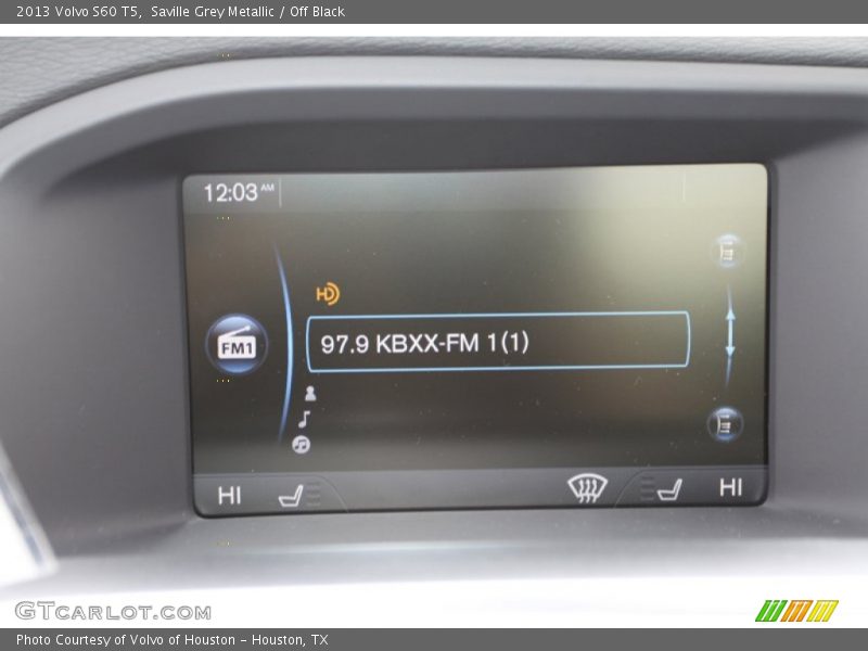 Saville Grey Metallic / Off Black 2013 Volvo S60 T5