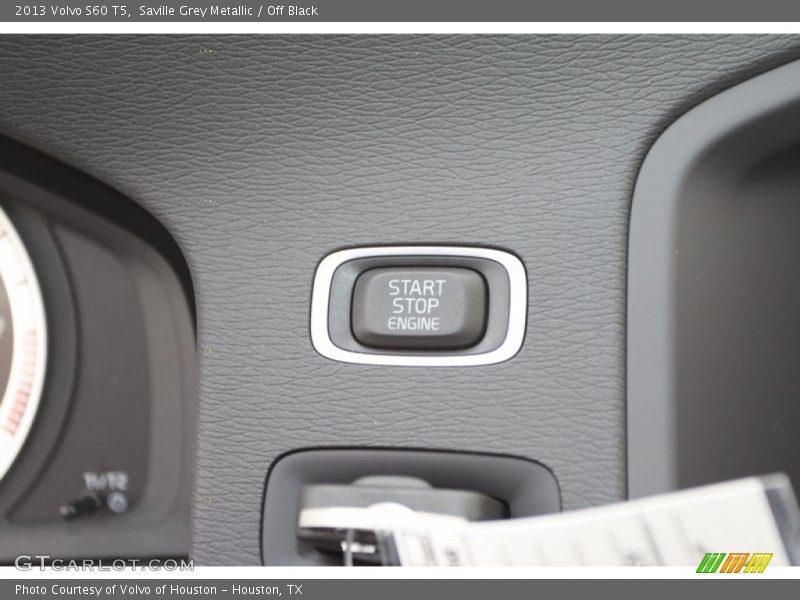 Saville Grey Metallic / Off Black 2013 Volvo S60 T5