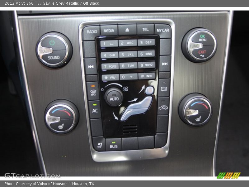 Saville Grey Metallic / Off Black 2013 Volvo S60 T5