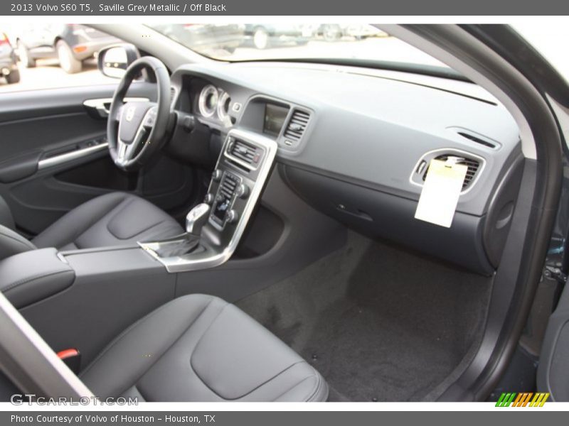 Saville Grey Metallic / Off Black 2013 Volvo S60 T5
