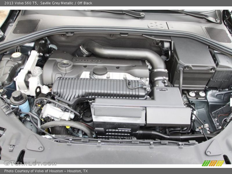 Saville Grey Metallic / Off Black 2013 Volvo S60 T5
