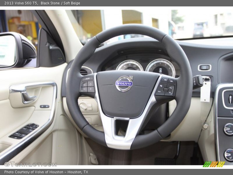 Black Stone / Soft Beige 2013 Volvo S60 T5