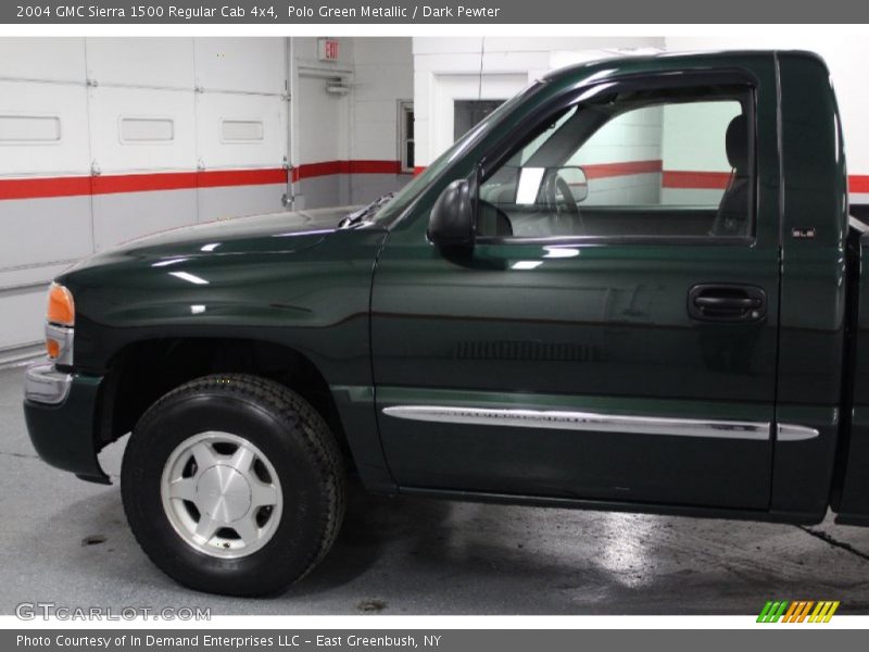 Polo Green Metallic / Dark Pewter 2004 GMC Sierra 1500 Regular Cab 4x4