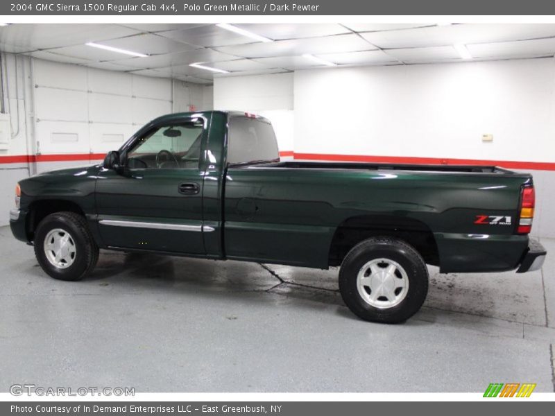 Polo Green Metallic / Dark Pewter 2004 GMC Sierra 1500 Regular Cab 4x4