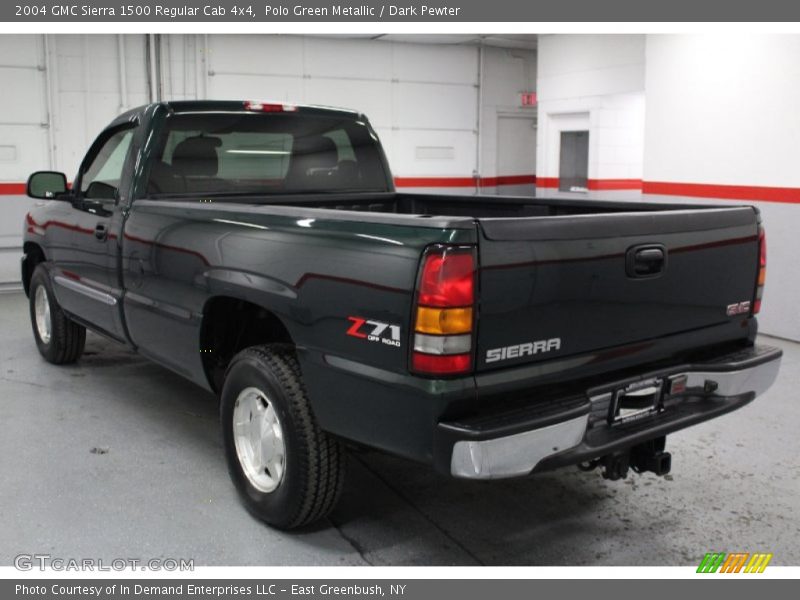 Polo Green Metallic / Dark Pewter 2004 GMC Sierra 1500 Regular Cab 4x4