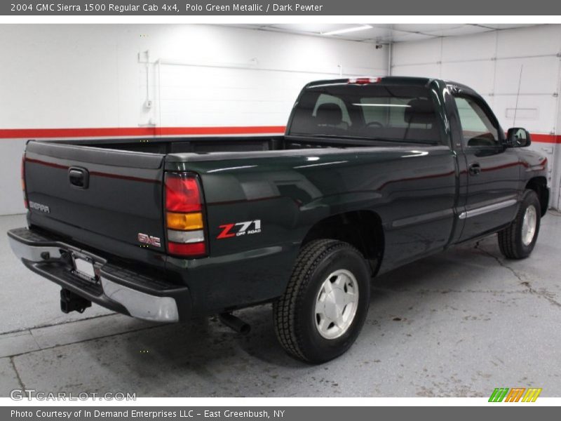 Polo Green Metallic / Dark Pewter 2004 GMC Sierra 1500 Regular Cab 4x4