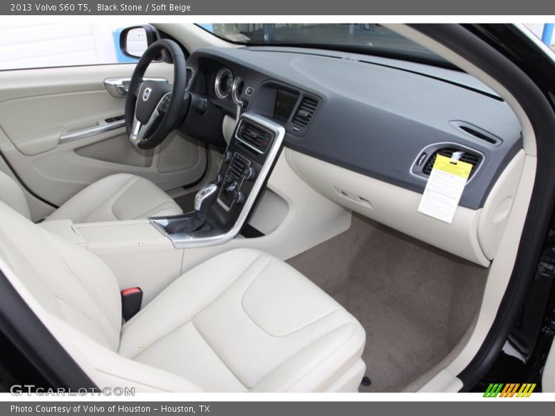 Black Stone / Soft Beige 2013 Volvo S60 T5