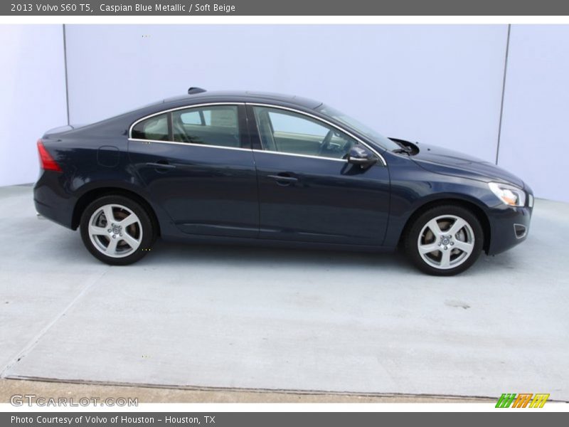 Caspian Blue Metallic / Soft Beige 2013 Volvo S60 T5