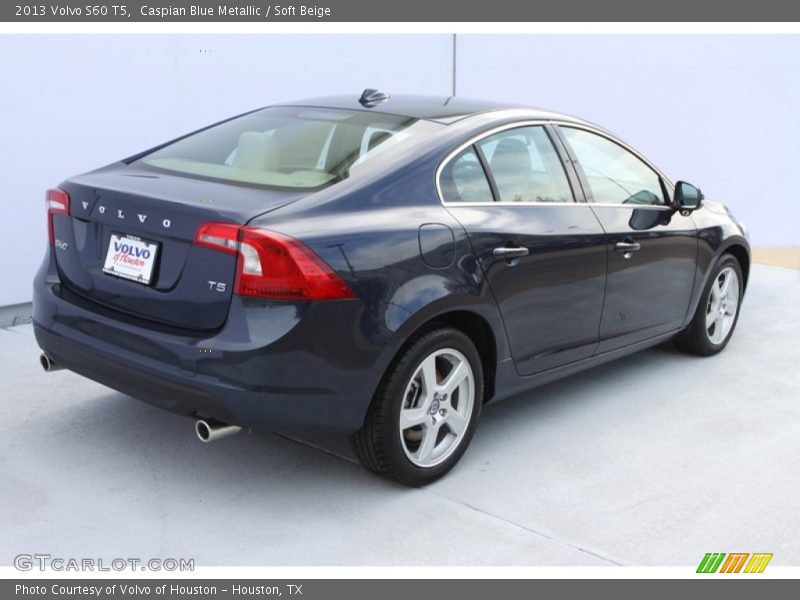 Caspian Blue Metallic / Soft Beige 2013 Volvo S60 T5