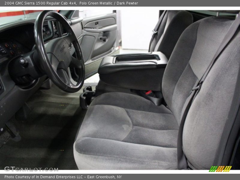 Polo Green Metallic / Dark Pewter 2004 GMC Sierra 1500 Regular Cab 4x4
