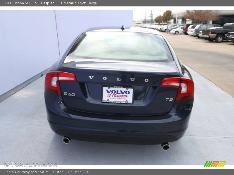 Caspian Blue Metallic / Soft Beige 2013 Volvo S60 T5