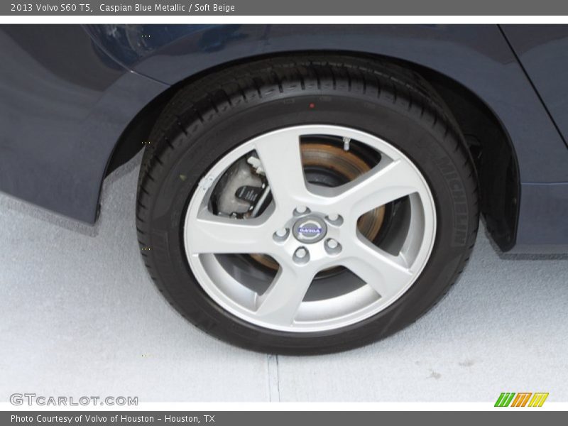 Caspian Blue Metallic / Soft Beige 2013 Volvo S60 T5