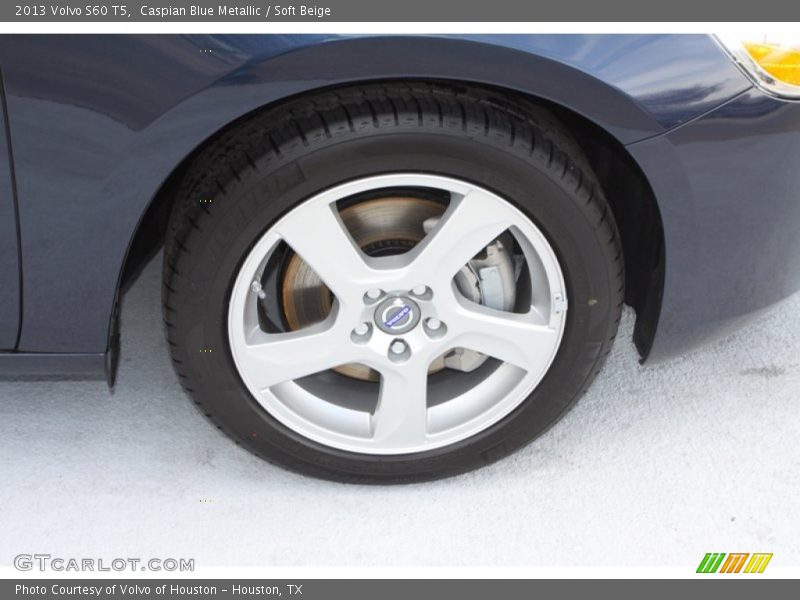 Caspian Blue Metallic / Soft Beige 2013 Volvo S60 T5
