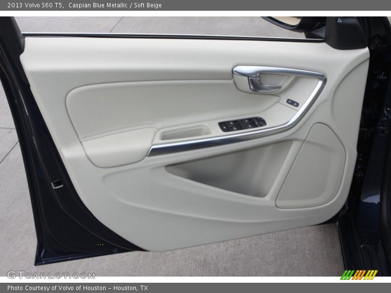 Caspian Blue Metallic / Soft Beige 2013 Volvo S60 T5