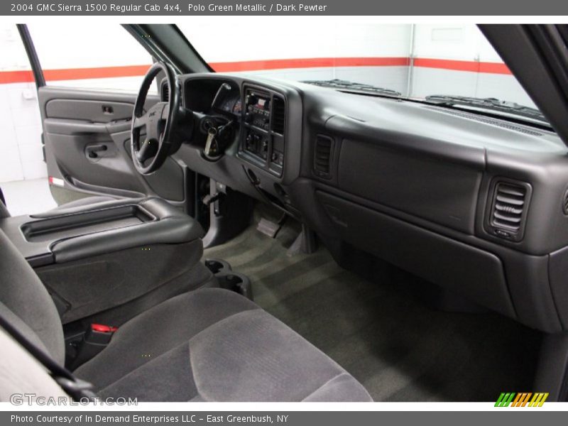 Polo Green Metallic / Dark Pewter 2004 GMC Sierra 1500 Regular Cab 4x4
