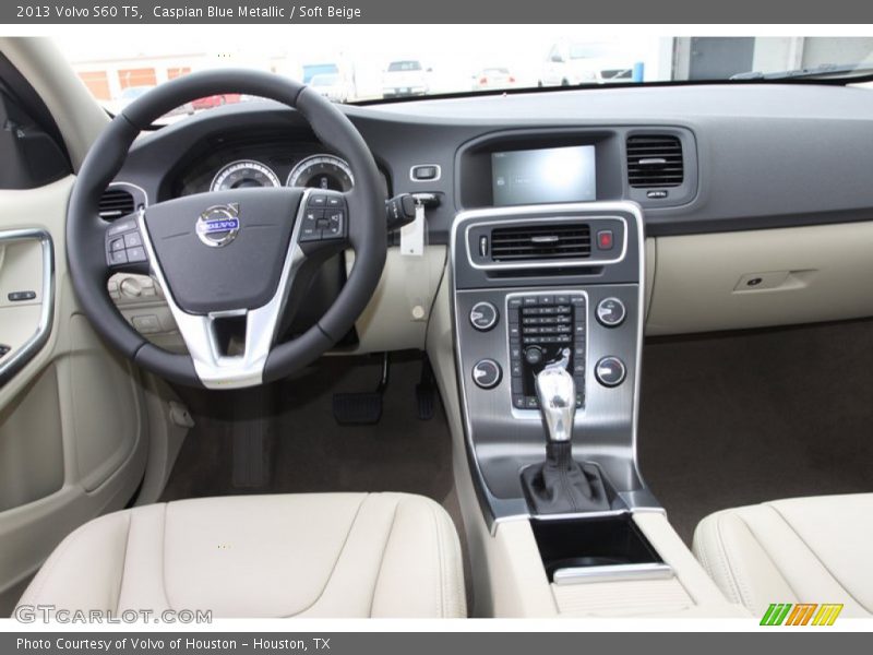 Caspian Blue Metallic / Soft Beige 2013 Volvo S60 T5
