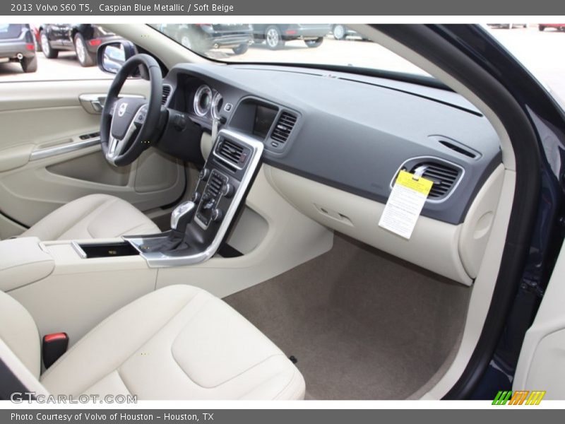 Caspian Blue Metallic / Soft Beige 2013 Volvo S60 T5