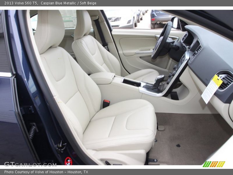 Caspian Blue Metallic / Soft Beige 2013 Volvo S60 T5