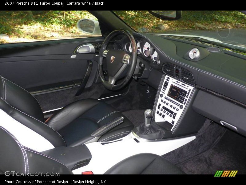 Carrara White / Black 2007 Porsche 911 Turbo Coupe