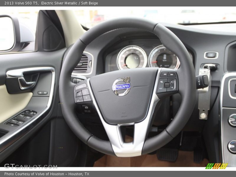Electric Silver Metallic / Soft Beige 2013 Volvo S60 T5
