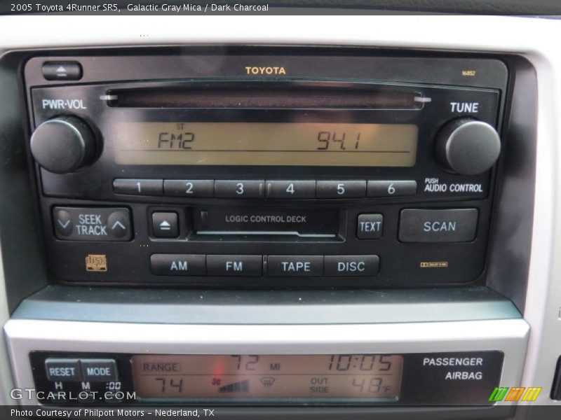 Galactic Gray Mica / Dark Charcoal 2005 Toyota 4Runner SR5