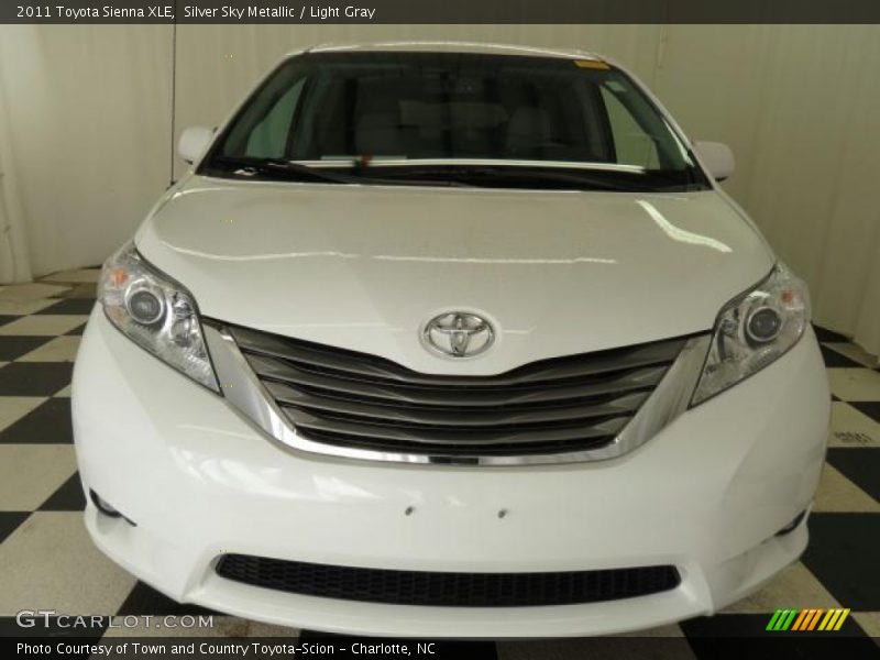 Silver Sky Metallic / Light Gray 2011 Toyota Sienna XLE
