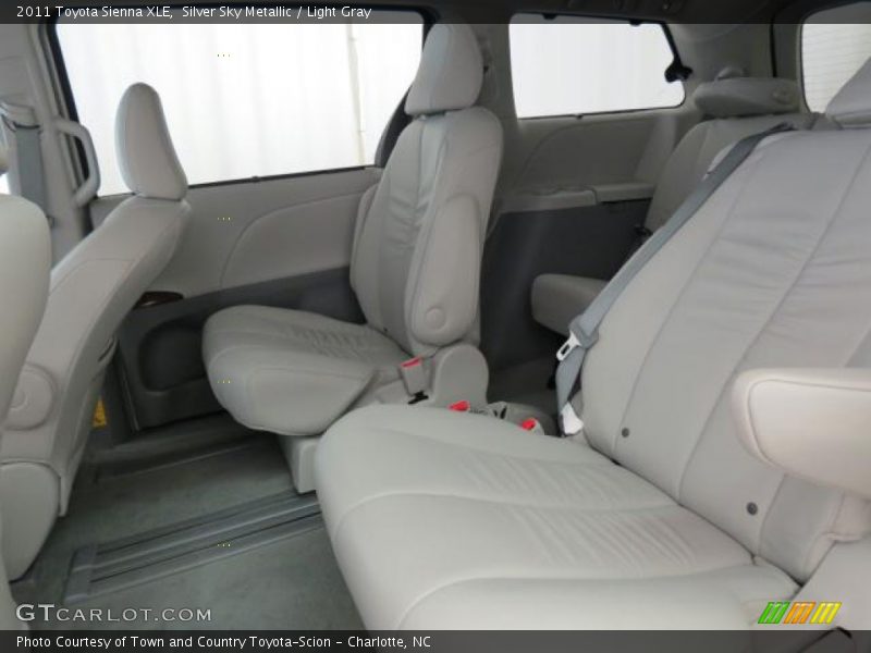 Silver Sky Metallic / Light Gray 2011 Toyota Sienna XLE