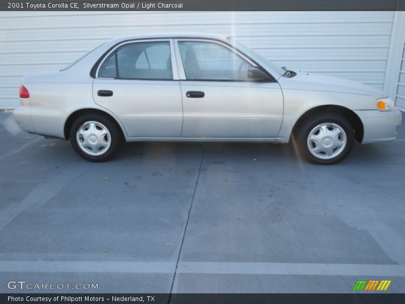 Silverstream Opal / Light Charcoal 2001 Toyota Corolla CE