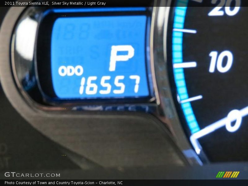 Silver Sky Metallic / Light Gray 2011 Toyota Sienna XLE