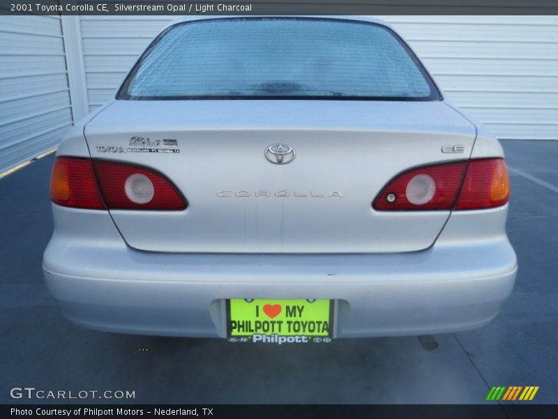 Silverstream Opal / Light Charcoal 2001 Toyota Corolla CE