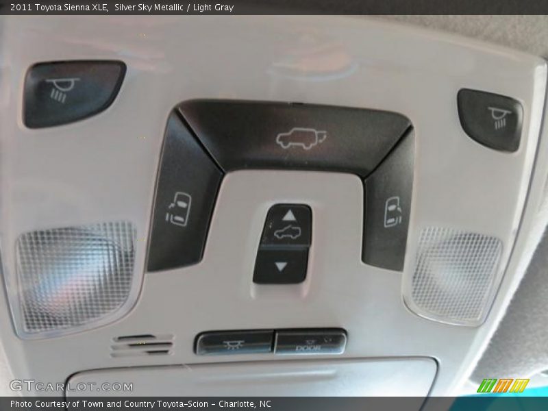 Silver Sky Metallic / Light Gray 2011 Toyota Sienna XLE